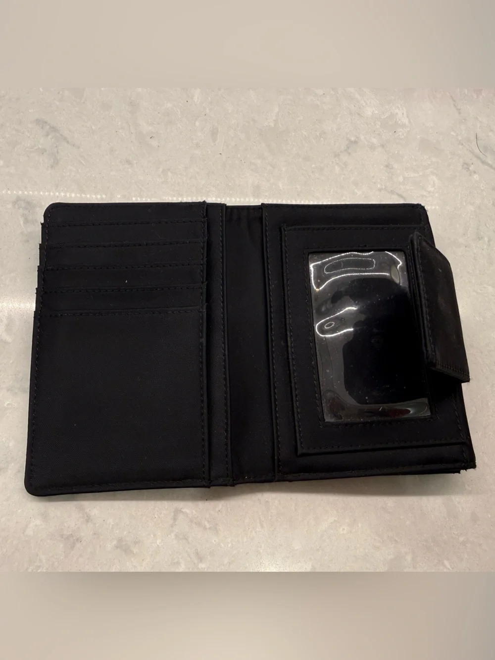 Kate Spade New York Vintage Black Nylon Tote & Matching Wallet Set